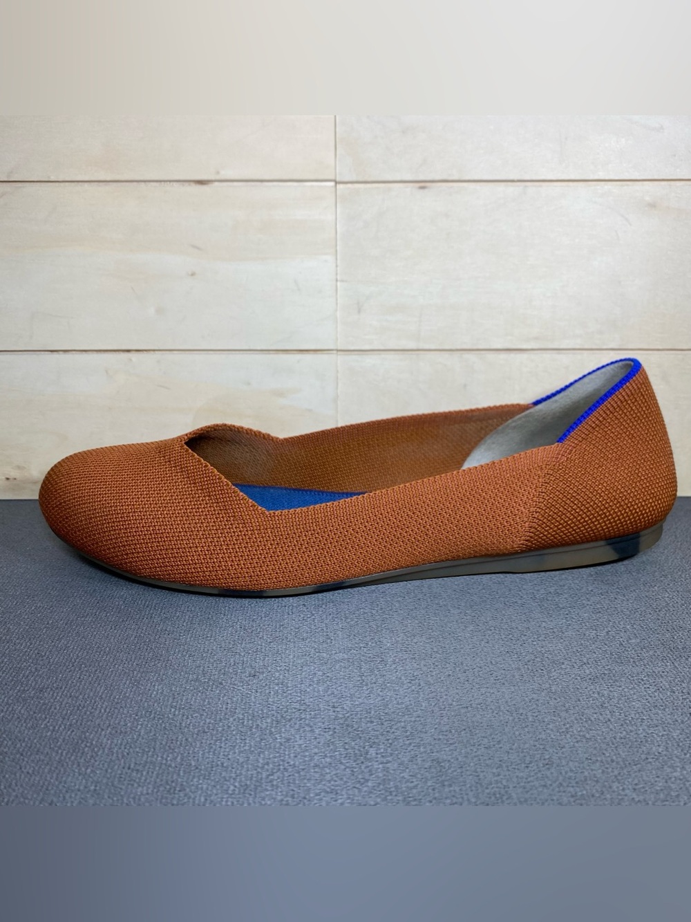 Rothy's The Flat Burnt Orange Knit Fabric Women's Size 7.5 Shoes Slip-Ons Flats - Picture 4 of 11